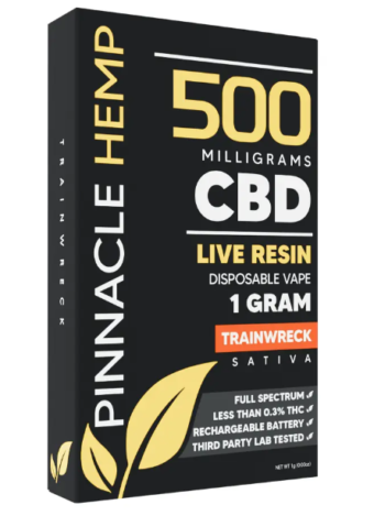 pinnacle cbd disposable pen trainwreck 150mg