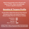 Lumi D9 Terpene Gummies - Sour Strawberry Cookies 300mg - Image 2