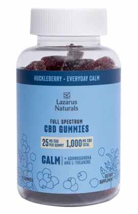lazarus naturals cbd gummies calm 40 count