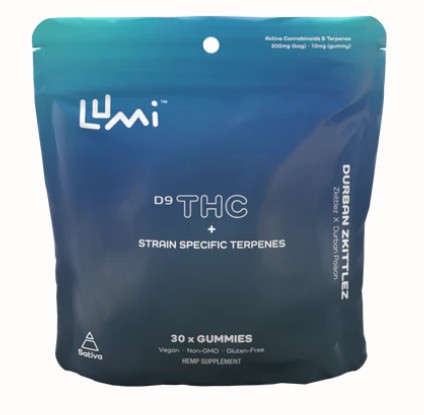 lumi durban zkittles d9 thc terpene gummies 300mg