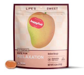 happy fruit d9 mellow mango 150mg