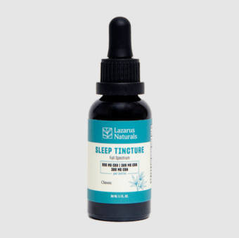 lazarus naturals cbd+cbg+cbn tincture sleep 30ml