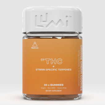 lumi d9 terpene gummies orange cream cookies 300mg