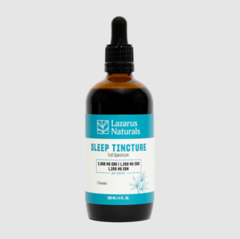 lazarus naturals cbd+cbg+cbn tincture sleep 30ml