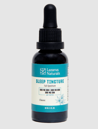 lazarus naturals cbd+cbg+cbn tincture sleep 30ml