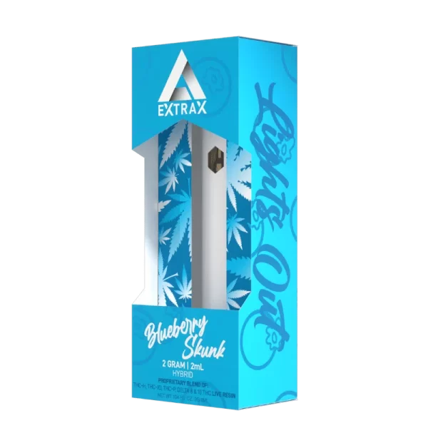 delta extrax thch+thcjd disposable – blueberry skunk 2g