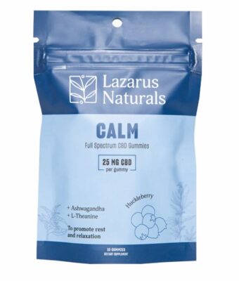 lazarus naturals cbd gummies calm 10 count