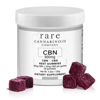 rare cannabinoid co. cbd+cbn gummies sleep 900mg