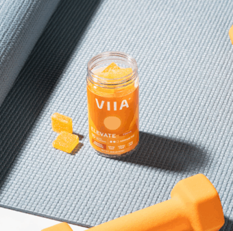 viia elevate focus d9+cbg gummies mango paradise 10mg