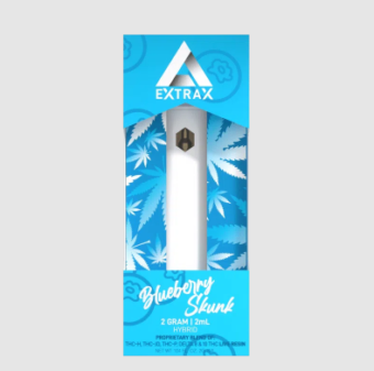 delta extrax lights out thch+thcjd dispo – blueberry skunk 2g