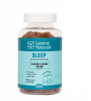 lazarus naturals cbd+cbg+cbn gummies sleep 10 count