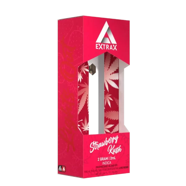 delta extrax thch+thcjd disposable – strawberry kush 2g