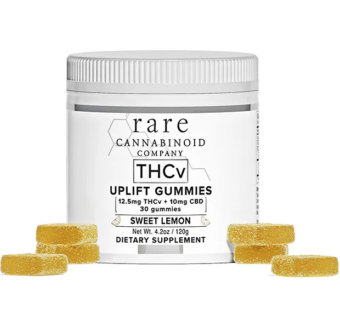 rare cannabinoid co. thcv extra strength gummies 375mg