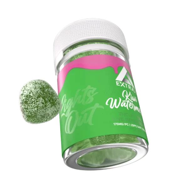 delta extrax thch+thcjd gummies kiwi watermelon 3500mg