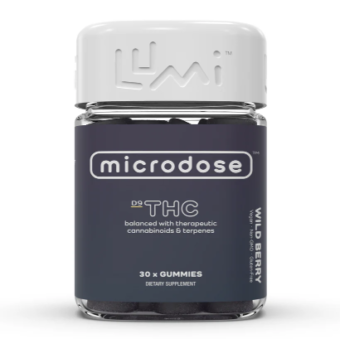 lumi d9 microdose gummies wild berry 300mg