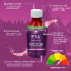 enjoy hemp pink lemonade balance thc+cbd syrup 800mg