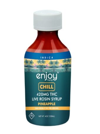 enjoy hemp chill d9 thc syrup pineapple 420mg