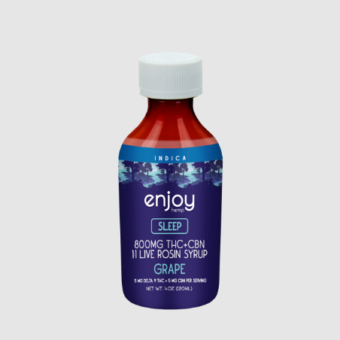 enjoy hemp d9+cbn syrup for sleep grape 800mg