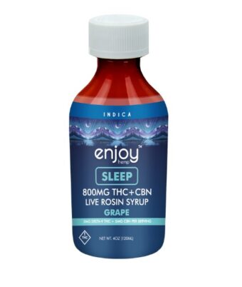 enjoy hemp grape sleep thc+cbn syrup 800mg