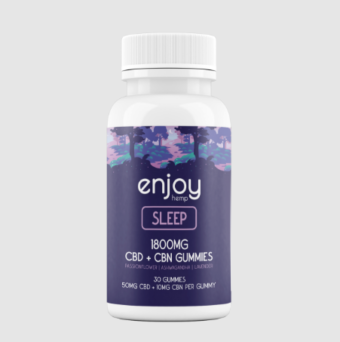 enjoy hemp cbd+cbn sleep gummies 1800mg