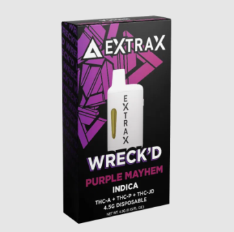 delta extrax thca+d9thcp+thcjd purple mayhem 4.5g