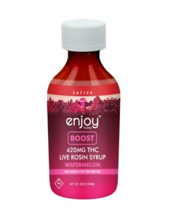 enjoy hemp d9 syrup for boost watermelon 420mg