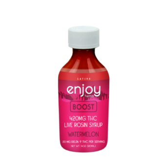 enjoy hemp d9 syrup for boost watermelon 420mg