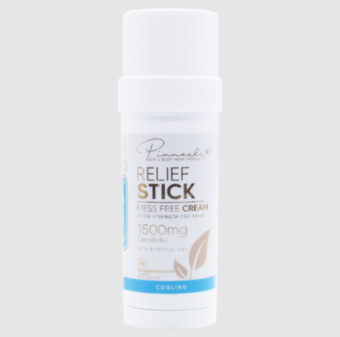 pinnacle relief cream stick – cooling 1500mg