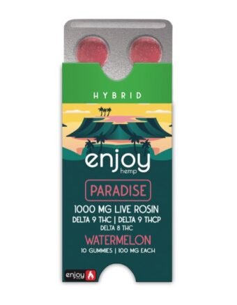 enjoy hemp live rosin d9+thcp for paradise watermelon 1000mg