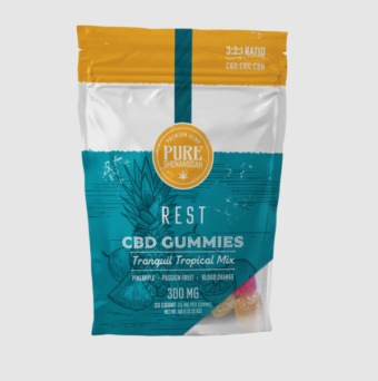 pure shenandoah cbd+cbg+cbn gummies rest 450mg