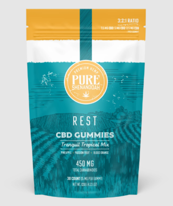 pure shenandoah cbd+cbg+cbn gummies rest 300mg