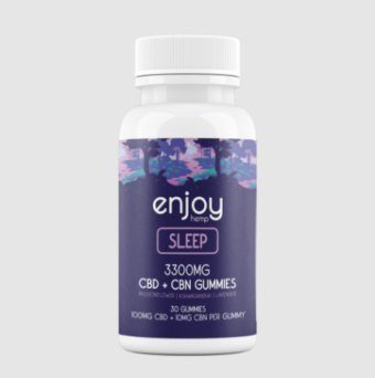 enjoy hemp cbd+cbn sleep gummies 3300mg