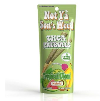 not ya son's weed tropical diesel thca pre rolls 1.5g 2 pack
