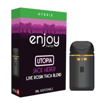 enjoy hemp jack herer utopia thca disposable 3ml