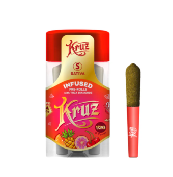 kruz thca liquid diamond pre roll panama punch 1g