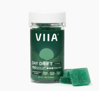viia strawberry sorbet day drift thc+cbd 100mg