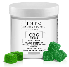 rare cannabinoid co. cbg gummies relief 900mg