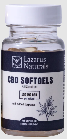 lazarus naturals cbd softgels 2000mg (copy)