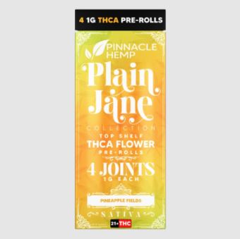 pinnacle plain jane thca pre rolls pineapple fields 4g