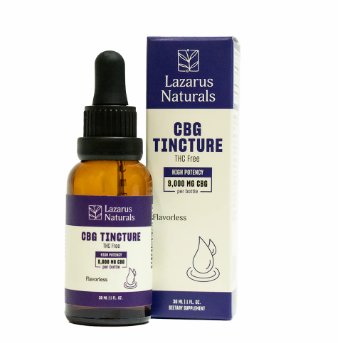 lazarus naturals cbg tincture flavorless 9000mg