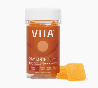 viia day drift d9+cbg mango haze 100mg