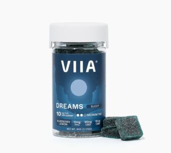 viia dreams d9+cbn gummies blueberry lemon 10mg
