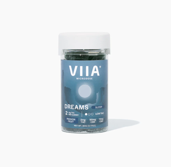 viia dreams d9+cbn gummies passion fruit 2200mg