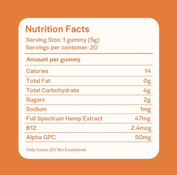 viia elevate d9+cbg gummies mango tango 940mg