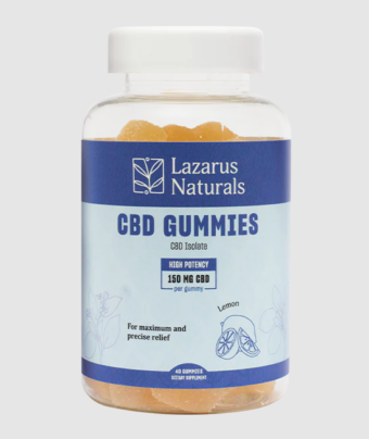 lazarus naturals cbd+cbg gummies mixed berry 40 count (copy)