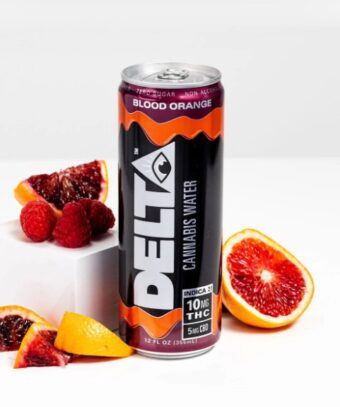 delta cannabis water blood orange wedding cake 25mg single can