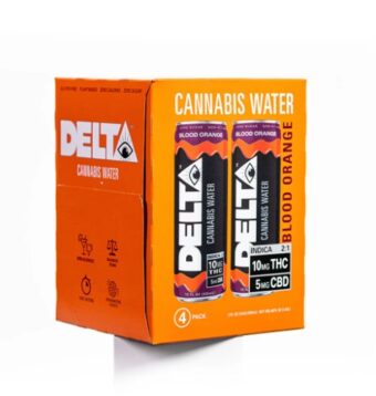 delta cannabis water blood orange wedding cake 25mg single can