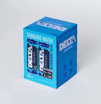 delta blueberry acai cannabis water 20mg single