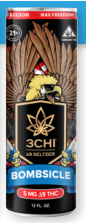 3chi d9 infused seltzer bombsicle 5mg single can