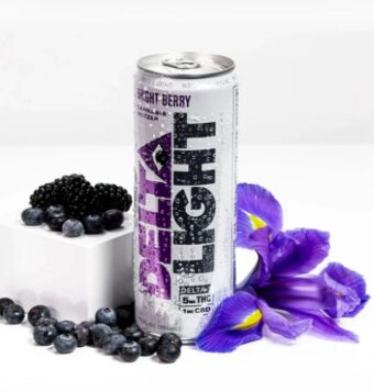 delta light cannabis water bright berry 5mg single can